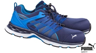 BUTY BEZPIECZNE, PÓŁBUTY ROBOCZE PUMA, VELOS1P-P, VELOCITY 2.0 LOW S1P ESD HRO SRC