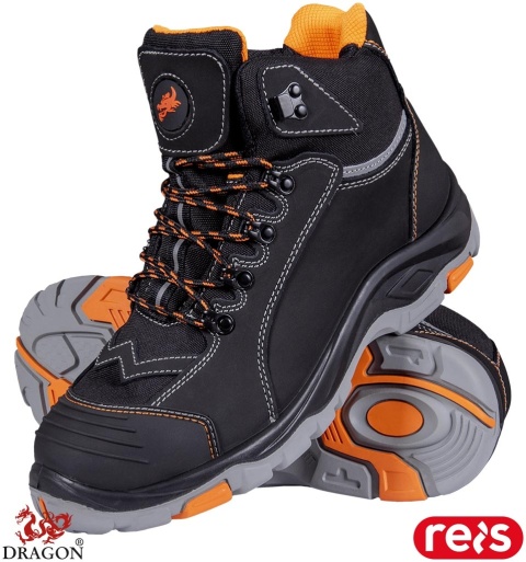 BUTY BEZPIECZNE TRZEWIKI SKÓRA NUBUK, WINSON-T, S3 SRC