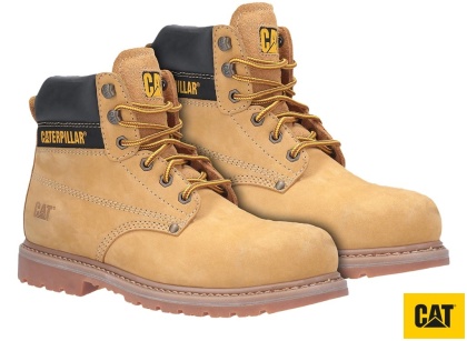 BUTY BEZPIECZNE TRZEWIKI POWERPLANT CATERPILLAR WYKONANE ZE SKÓRY NUBUCK S3 HRO SRA