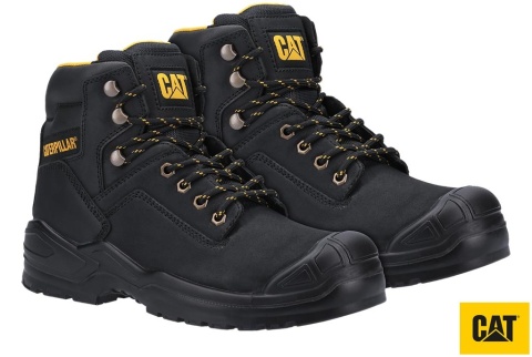 BUTY BEZPIECZNE TRZEWIKI STRIVER BUMP CATERPILLAR WOSKOWANA SKÓRA LICOWA S3 SRC
