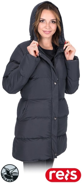 KURTKA OCHRONNA OCIEPLANA DAMSKA CARLA CZARNA