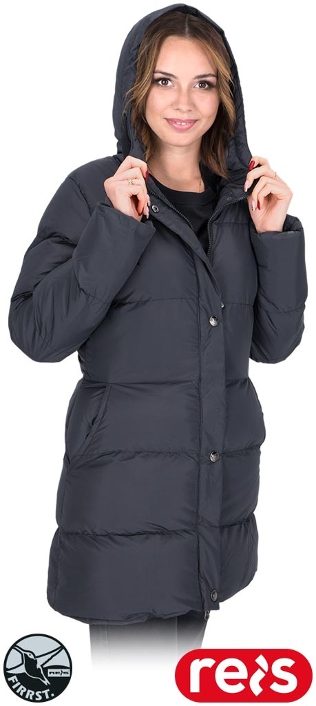 KURTKA OCHRONNA OCIEPLANA DAMSKA CARLA CZARNA