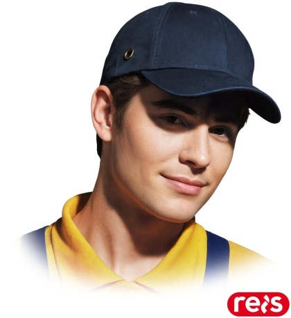 PRZEMYSŁOWY HEŁM LEKKI ANTYSKALPOWY BUMPCAP GRANATOWY