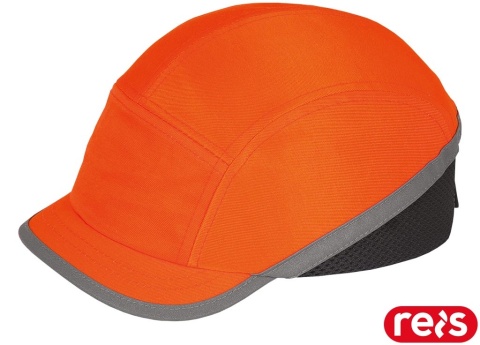 PRZEMYSŁOWY HEŁM LEKKI ANTYSKALPOWY BUMPSCAPFLUO SKORUPA Z TWORZYWA ABS, ELEMENTY ODBLASKOWE MOŻLIWOŚĆ WYJĘCIA WKŁADKI