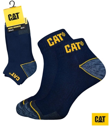 SKARPETY CAT-SOCKS-S CATERPILLAR GRANATOWE KRÓTKIE
