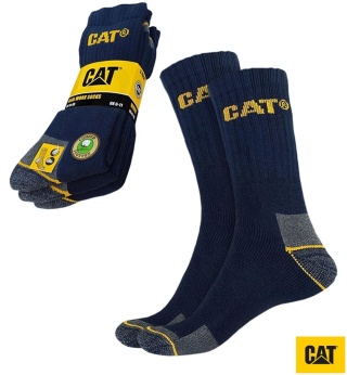 SKARPETY CAT-SOCKS CATERPILLAR GRANATOWE