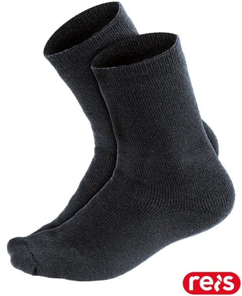 SKARPETY CZARNE THERMAL WYTRZYMAŁE I KOMFORTOWE