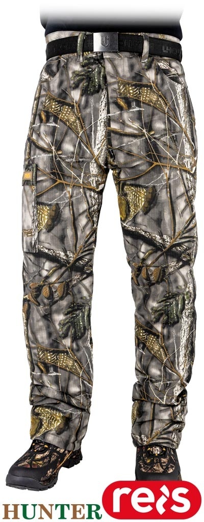 SPODNIE OCHRONNE OCIEPLANE DO PASA CORNERW MORO DLA LEŚNIKÓW