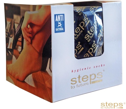 STOPKI HIGIENICZNE CZARNE DO MIERZENIA OBUWIA CZARNE