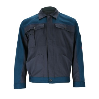 BLUZA OCHRONNA ROBOCZA BAWEŁNIANA MĘSKA BOMULL, CZARNO-SZARA