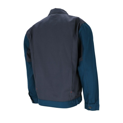 BLUZA OCHRONNA ROBOCZA BAWEŁNIANA MĘSKA BOMULL, CIEMNOSZARO-NIEBIESKA