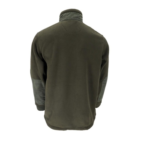 BLUZA Z POLARU OCHRONNA BOR ZIELONA DLA LEŚNIKÓW, RYBAKÓW