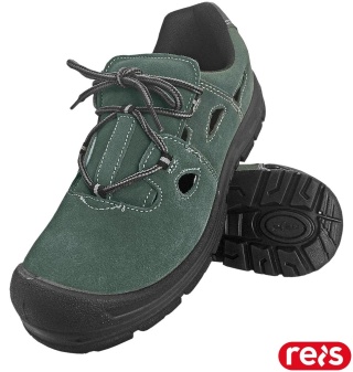 BUTY BEZPIECZNE ALACE-S1, S1 SRC, SANDAŁY ROBOCZE ZAMSZOWE