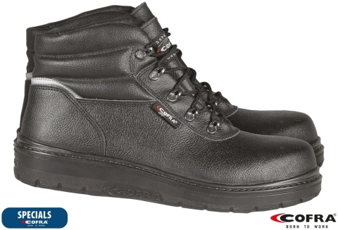 BUTY BEZPIECZNE ASPHALT, S2 PS HI HRO FO, TRZEWIKI ROBOCZE ODPORNE NA KONTAKT Z GORĄCYM PODŁOŻEM