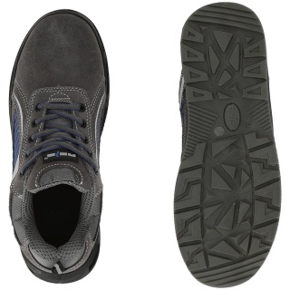 BUTY BEZPIECZNE ATOMIC-P, S1 SRC, PÓŁBUTY ROBOCZE ZAMSZOWE SZARO-NIEBIESKIE