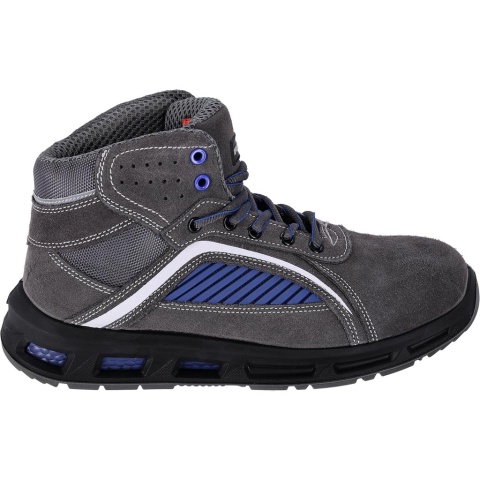 BUTY BEZPIECZNE ATOMIC-T, S1 SRC, TRZEWIKI ROBOCZE ZAMSZOWE, SZARO-NIEBIESKIE