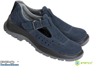 BUTY BEZPIECZNE POS41W, S1 FO SR, SANDAŁY ROBOCZE Z PODNOSKIEM