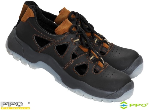 BUTY BEZPIECZNE POS52, S1 FO, SANDAŁY Z PODNOSKIEM