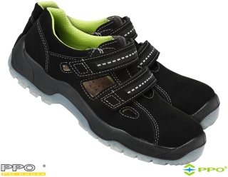 BUTY BEZPIECZNE POS681, S1 P SRC, SANDAŁY ROBOCZE Z PODNOSKIEM