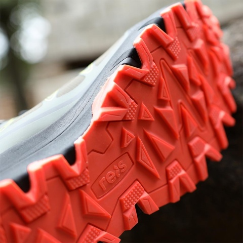 BUTY SPORTOWE PIEMONT PÓŁBUTY DO PRACY I GÓRSKICH WĘDRÓWEK, ZIELONO-CZARNO-POMARAŃCZOWE