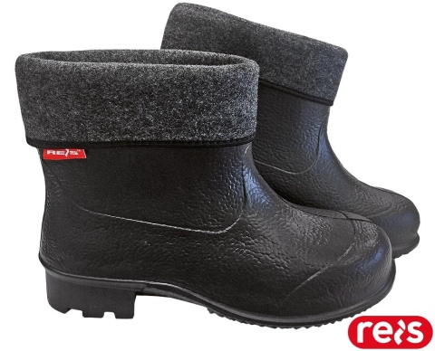 BUTY Z TWORZYWA EVA EVAFIL KRÓTKIE KALOSZE Z WKŁADEM FILCOWYM