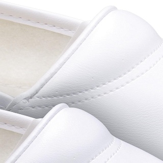 BUTY ZAWODOWE FOODM MOKASYNY BIAŁE DO PRACY W SPOŻYWCE, HACCP