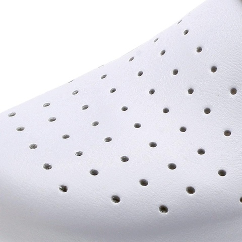 BUTY ZAWODOWE KLAKORDZ KLAPKI UNISEX Z PERFORACJĄ, WELUR, ANTYPOŚLIZGOWE BIAŁE