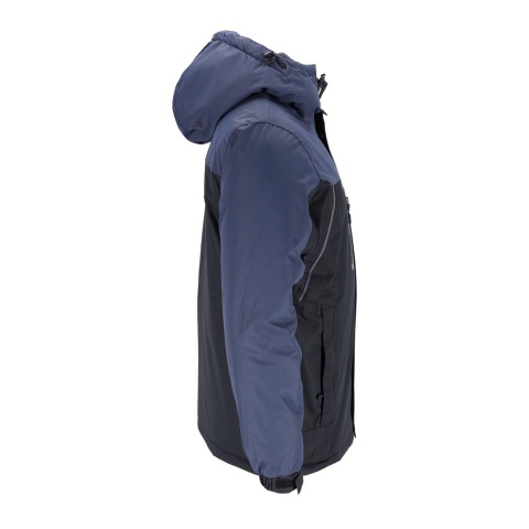 KURTKA OCHRONNA OCIEPLANA POLAREM BORG, CZARNO-GRANATOWA