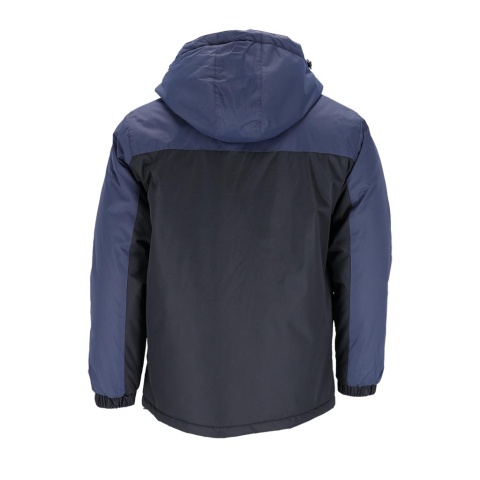 KURTKA OCHRONNA OCIEPLANA POLAREM BORG, CZARNO-GRANATOWA