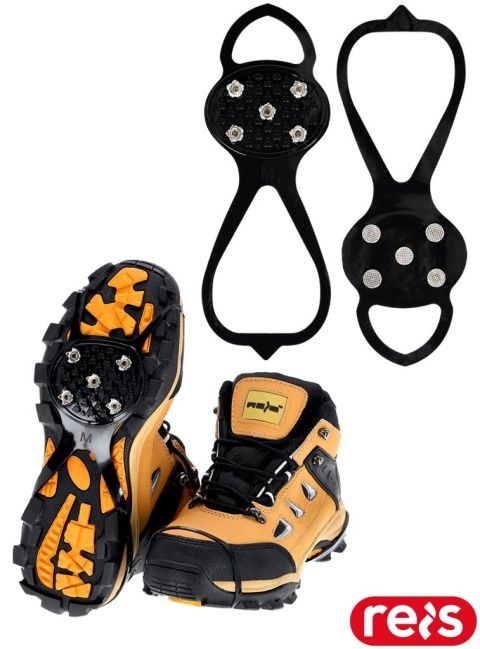 NAKŁADKI NA BUTY HAKEN ZE STALOWYMI KOLCAMI