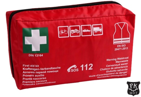 APTECZKA PIERWSZEJ POMOCY ASAM-DUO SAMOCHODOWA Z KAMIZELKĄ OSTRZEGAWCZĄ