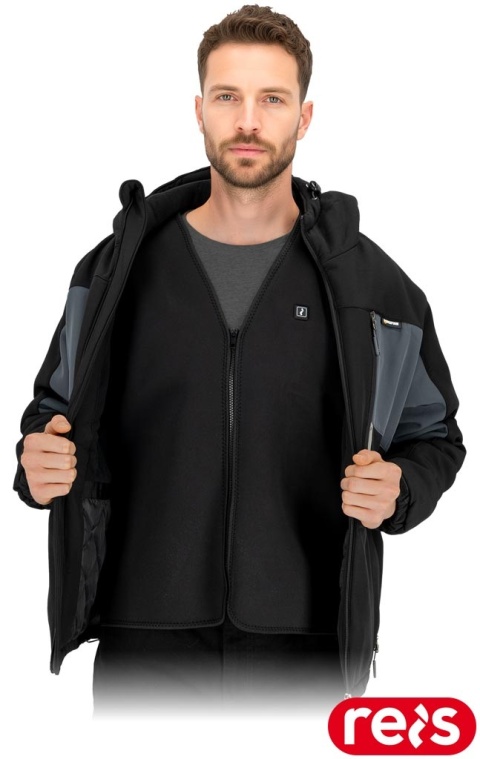 BEZRĘKAWNIK OCHRONNY ANVIK Z PANELAMI GRZEWCZYMI NA USB, DZIAŁA Z POWERBANKIEM