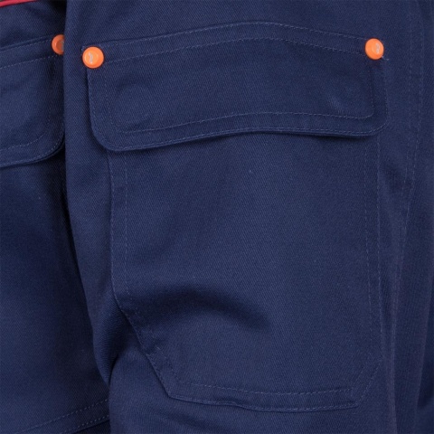 BLUZA OCHRONNA Z WYSOKIEJ JAKOŚCI MATERIAŁU, ROBOCZA FOREST GRANATOWO-ZIELONA