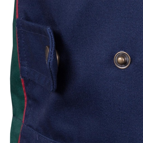 BLUZA OCHRONNA Z WYSOKIEJ JAKOŚCI MATERIAŁU, ROBOCZA FOREST GRANATOWO-CZERWONA