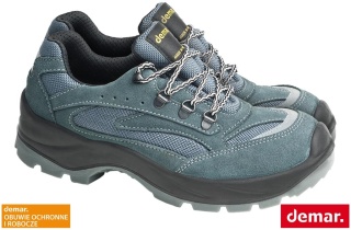 BUTY BEZPIECZNE 9001, PÓŁBUTY ANTYELEKTROSTATYCZNE, S1 SRC, STALOWY PODNOSEK, ODPORNE NA OLEJE, BENZYNĘ