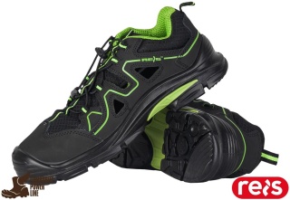 BUTY BEZPIECZNE BREMA, SANDAŁY Z NUBUKU Z SIATECZKĄ, Z PODNOSKIEM, S1P SRC