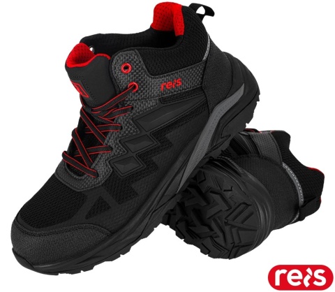 BUTY BEZPIECZNE CORNER, SBPS FO SR, TRZEWIKI SZNUROWANE Z MATERIAŁU, KOMPOZYTOWA WKŁADKA I PODNOSEK, GUMOWE OBLANIE