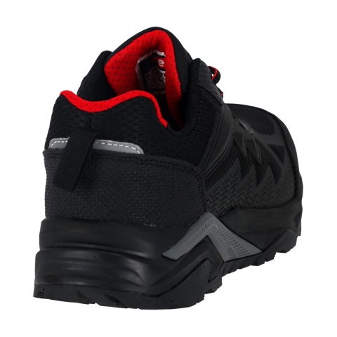 BUTY BEZPIECZNE CORNER, PÓŁBUTY TEKSTYLNE SZNUROWANE, KOMPOZYTOWA WKŁADKA, PODNOSEK, SBPS FO SR, ODBLASKI