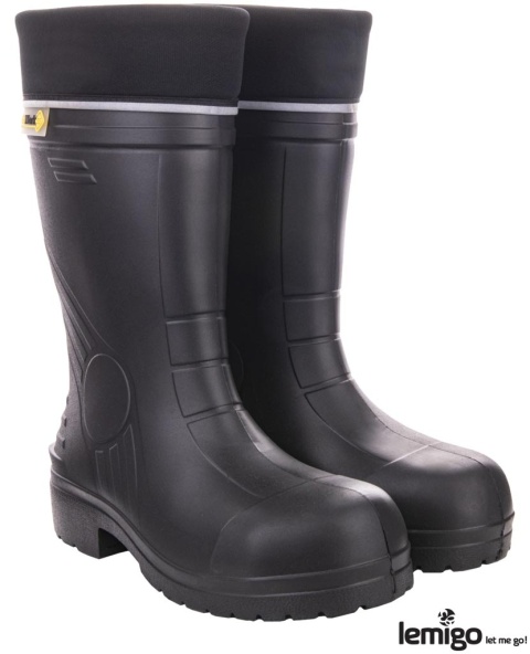 BUTY BEZPIECZNE GOWORK S5 FO E CI A SRC, ODBLASKI, PIANKA EVA, OCIEPLACZ FILCOWY