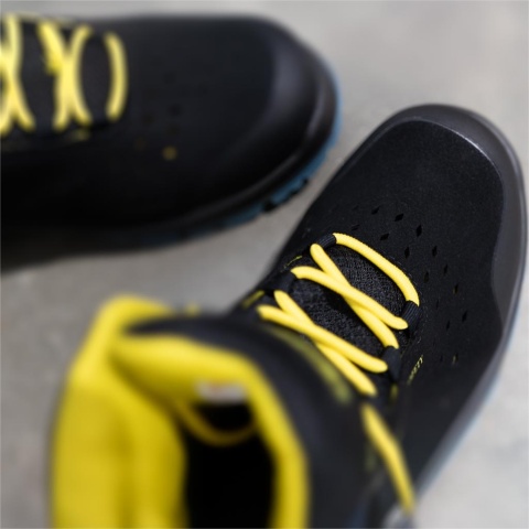 BUTY BEZPIECZNE HARPOON TRZEWIKI ZE SKÓRY ZAMSZOWEJ, KOMPOZYTOWA WKŁADKA I PODNOSEK, S1PS SR FO, GUMOWE OBLANIE