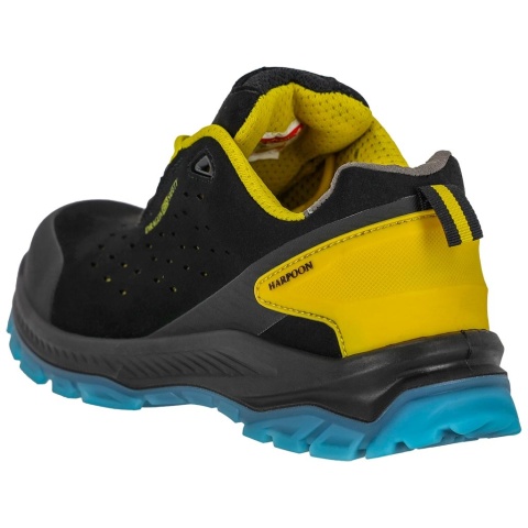 BUTY BEZPIECZNE HARPOON PÓŁBUTY ZE SKÓRY ZAMSZOWEJ, KOMPOZYTOWA WKŁADKA I PODNOSEK, S1PS SR FO, GUMOWE OBLANIE