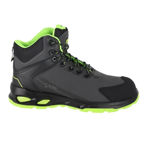 BUTY BEZPIECZNE LIVE, TRZEWIKI SZNUROWANE Z NUBUKU, S3S FO SR, WKŁADKA KEVLAROWA, PODNOSEK KOMPOZYTOWY