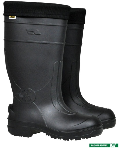 BUTY BEZPIECZNE MONSTER 56506, SB P CI SRC, OCIEPLANE GUMOWCE NA BUDOWĘ, STALOWY PODNOSEK, KEVLAR