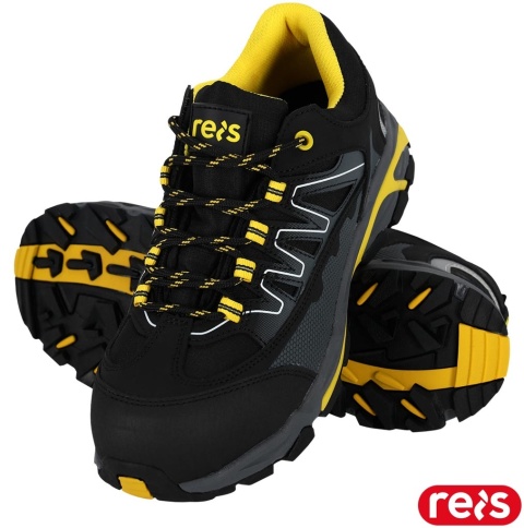 BUTY BEZPIECZNE RAD PÓŁBUTY Z MIKROFIBRY, S1 PS SR, PODNOSEK, WKŁADKA ANTYPRZEBICIOWA, ODBLASKI