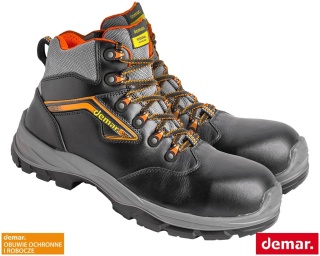 BUTY BEZPIECZNE SOLO S3, TRZEWIKI ANTYELEKTROSTATYCZNE, ODPORNE NA OLEJE, BENZYNĘ, ROZPUSZCZALNIKI