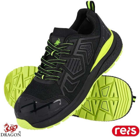 BUTY BEZPIECZNE TANG, PÓŁBUTY SZNUROWANE, S1 PS SR, KEVLAROWA WKŁADKA, PODNOSEK