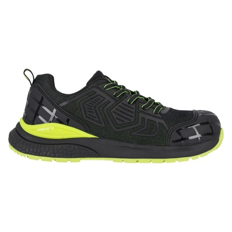 BUTY BEZPIECZNE TANG, PÓŁBUTY SZNUROWANE, S1 PS SR, KEVLAROWA WKŁADKA, PODNOSEK