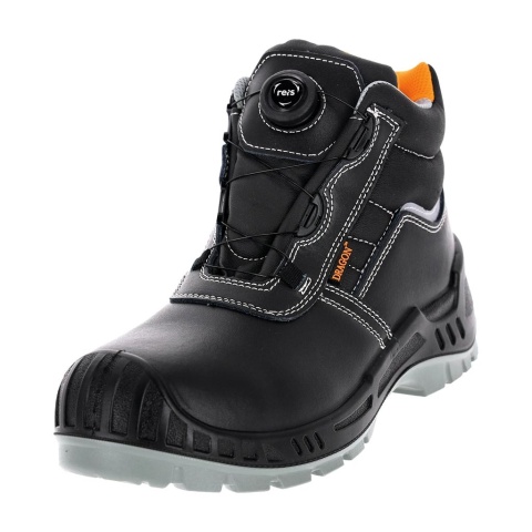 BUTY BEZPIECZNE TITAN-GLAT TRZEWIKI ZE SKÓRY, SYSTEM SZNURÓWEK STRUNOWYCH SPINON, S3S FO SR