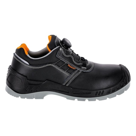 BUTY BEZPIECZNE TITAN-GLAT PÓŁBUTY ZE SKÓRY, SYSTEM SZNURÓWEK STRUNOWYCH SPINON, S3S FO SR