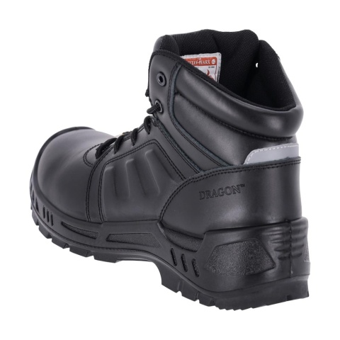 BUTY BEZPIECZNE TITAN-HARX, TRZEWIKI Z KEVLAROWĄ WKŁADKĄ, ANTYELEKTROSTATYCZNE, KOMPOZYTOWY PODNOSEK, WZMOCNIONE NA CZUBKU